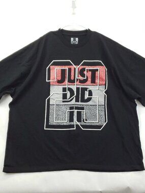 OG Hustle T-Shirt Mens 4XL Black Just Did It 23 Michael Jordan Cotton Pullover